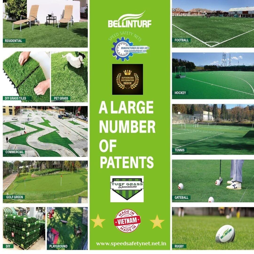 Artificial grass applications — residential, sports and commercial